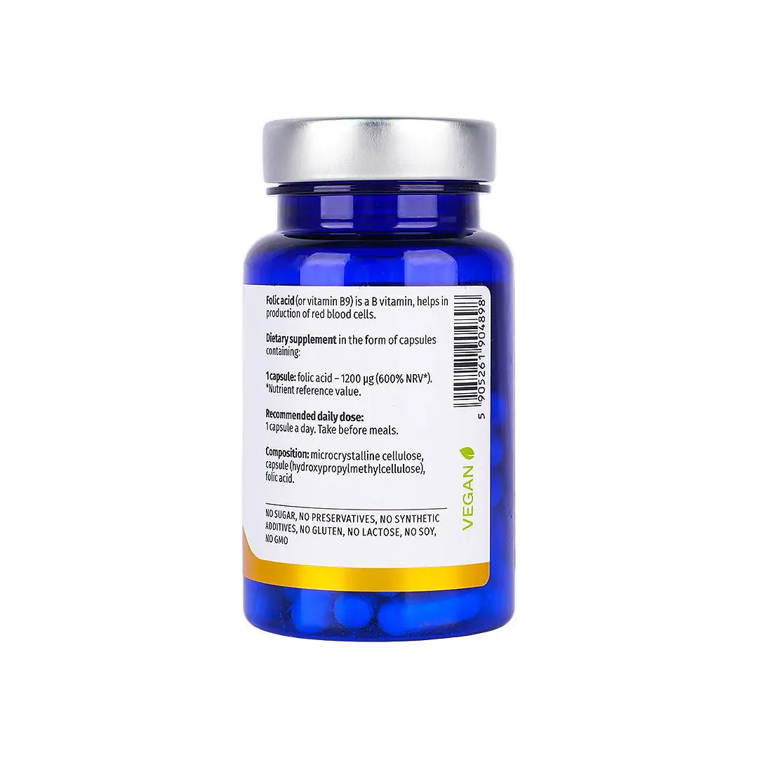 57844-Puromedica Folic Acid Vitamins 60 Capsules +2