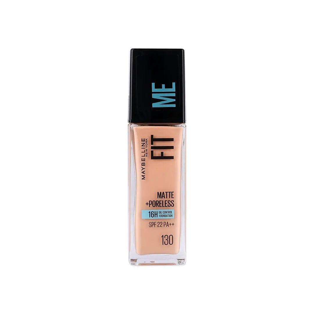 57947-Maybelline Fit Me Foundation Matte Poreless Glass SPF 130