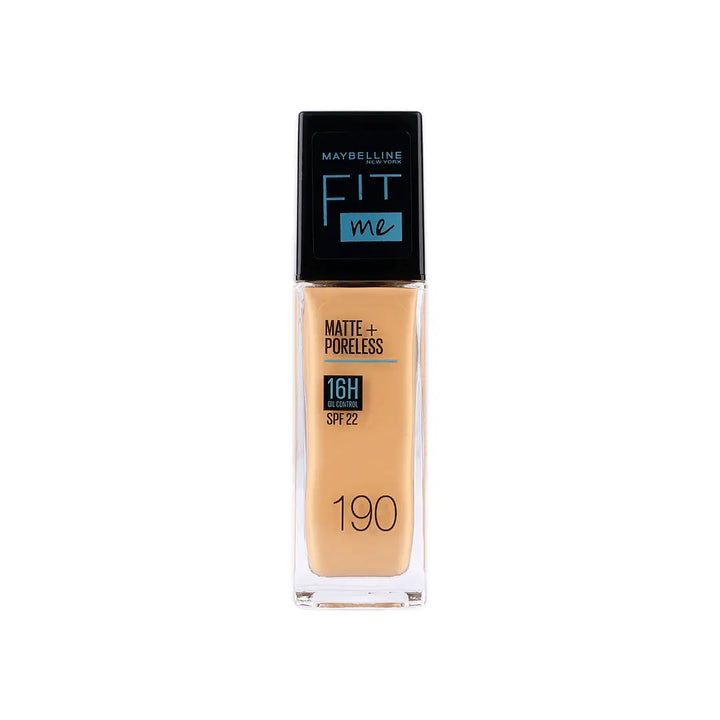57948-Maybelline Fit Me Foundation Matte Poreless Glass Spf 190