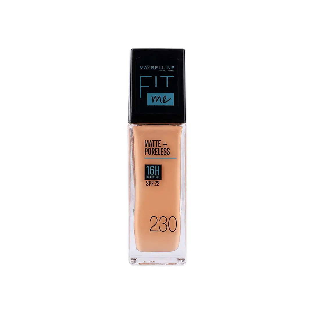 57950-Maybelline Fit Me Foundation Matte Poreless Glass Spf 230