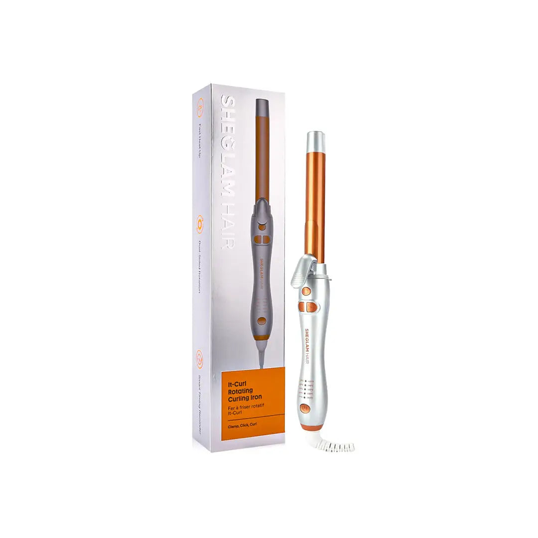 Sheglam Hair It-Curl Rotating Curling Iron +7