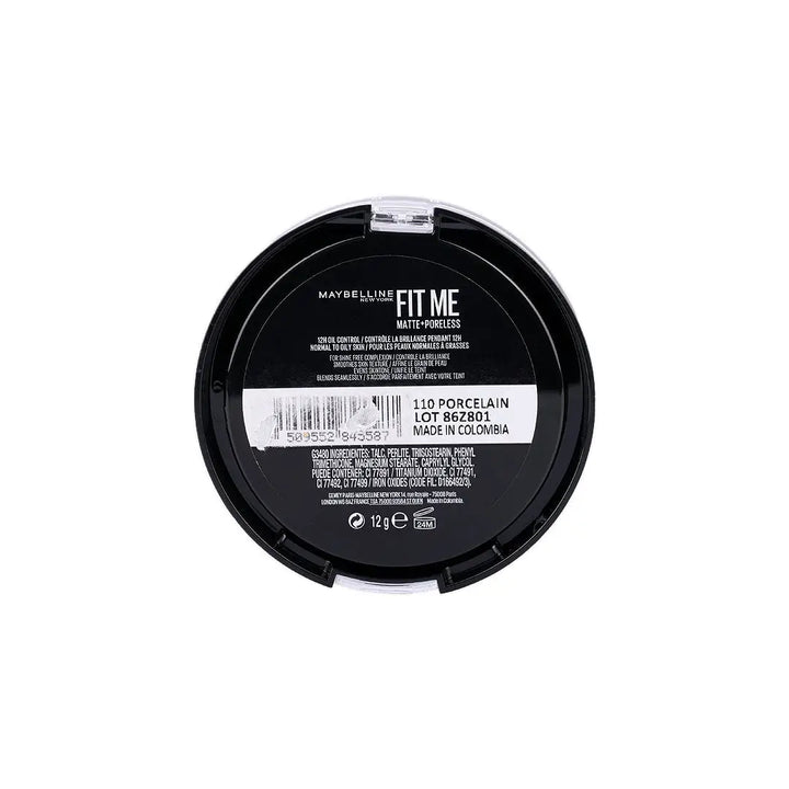 57991-Maybelline Fit Me Matte + Poreless Powder 110 Porcelain +3