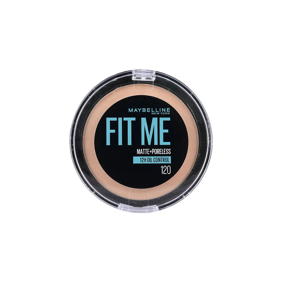 57993-Maybelline Fit Me Matte + Poreless Powder 120 Classic Ivory