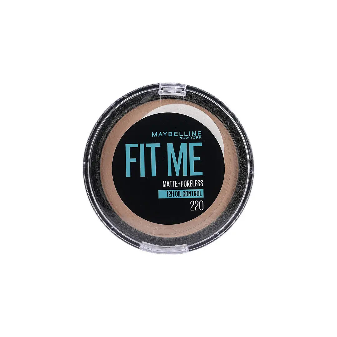 57995-Maybelline Fit Me Matte + Poreless Powder 220 Natural Beige