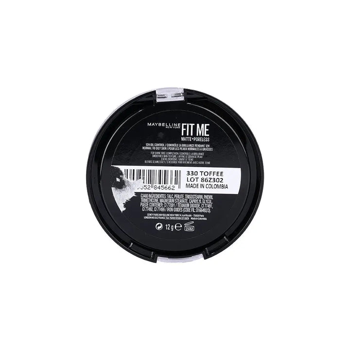 57997-Maybelline Fit Me Matte + Poreless Powder 330 Toffee +4