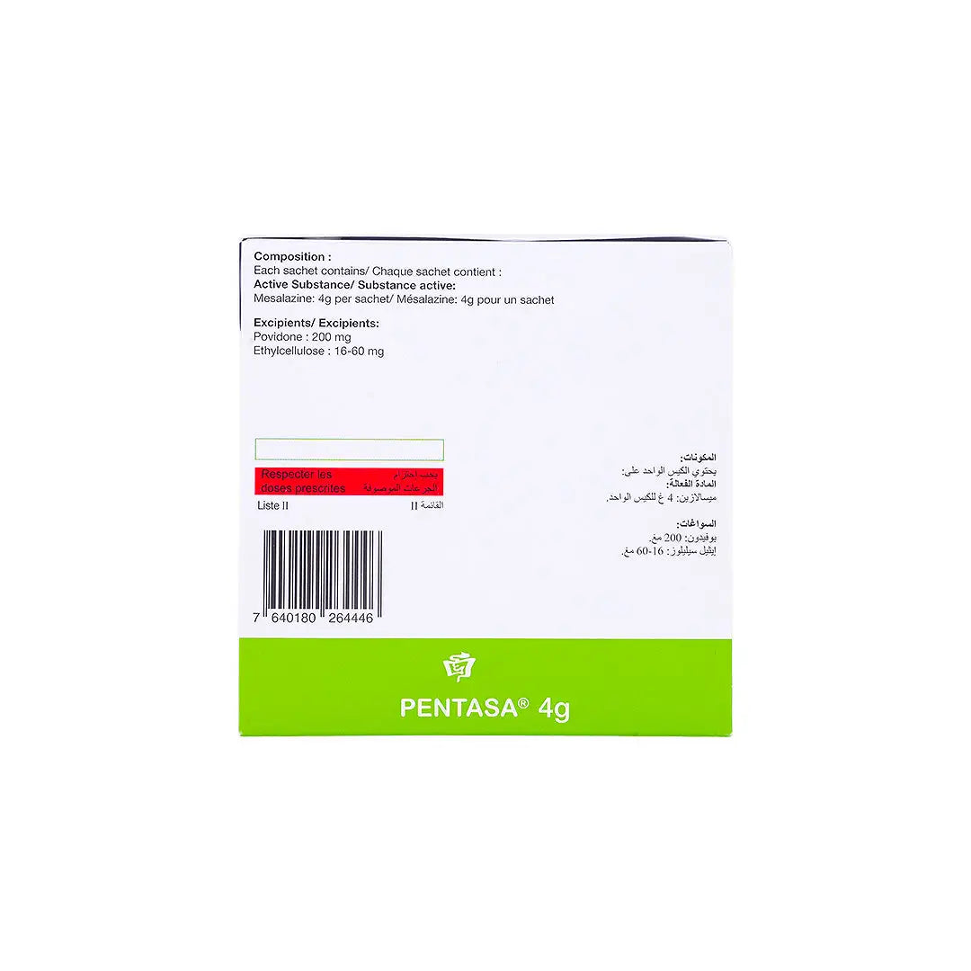 Pentasa Xtend 4g 30 Sachets