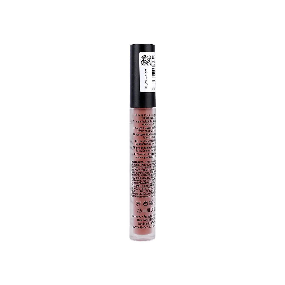 58051-Essence 8h Matte Liquid Lipstick 01 +3