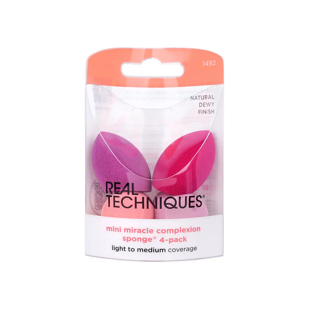 58146-Real Techniques Mini Miracle Complesion Sponges 4-Pack-1492 +4
