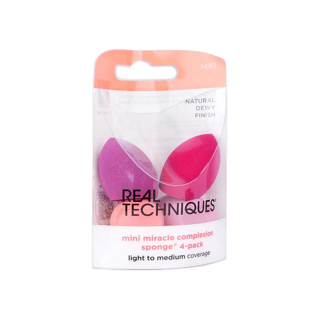 58146-Real Techniques Mini Miracle Complesion Sponges 4-Pack-1492 +2