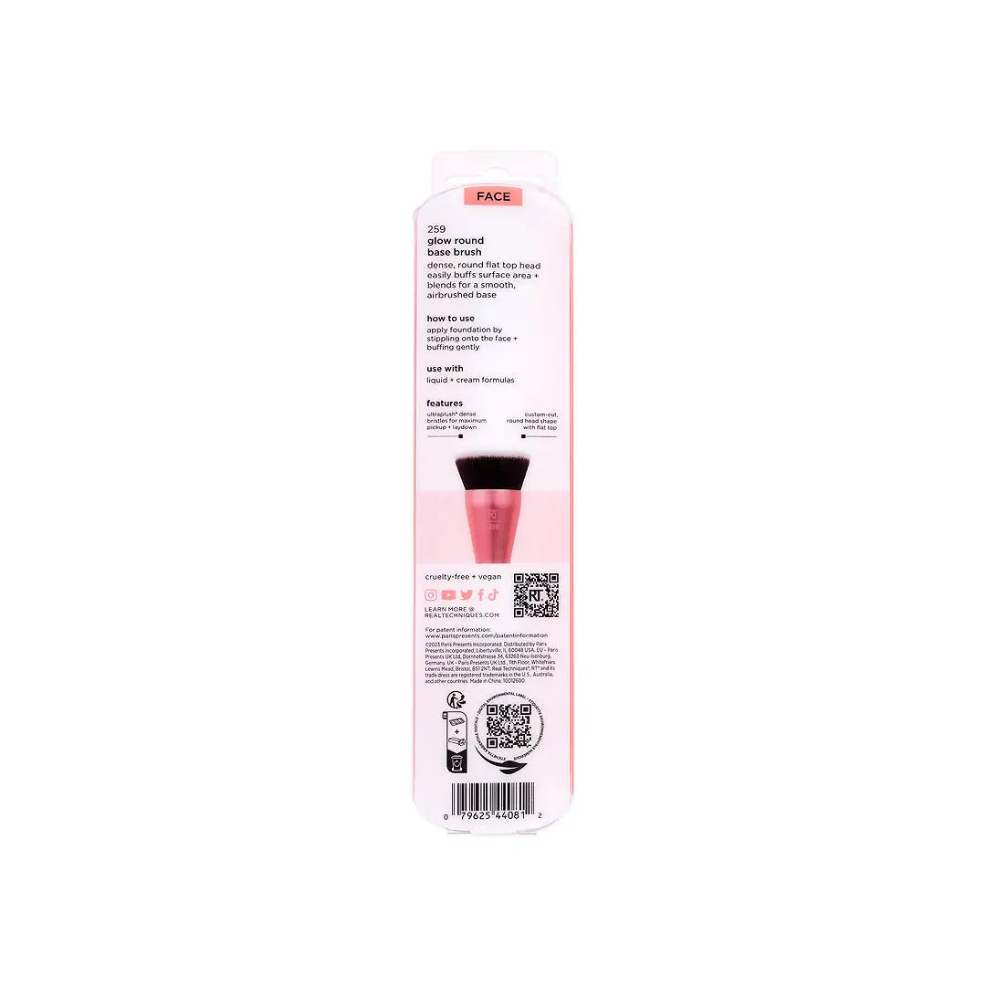 58148-Real Techniques Face Glow Round Base Brush-0126 +6