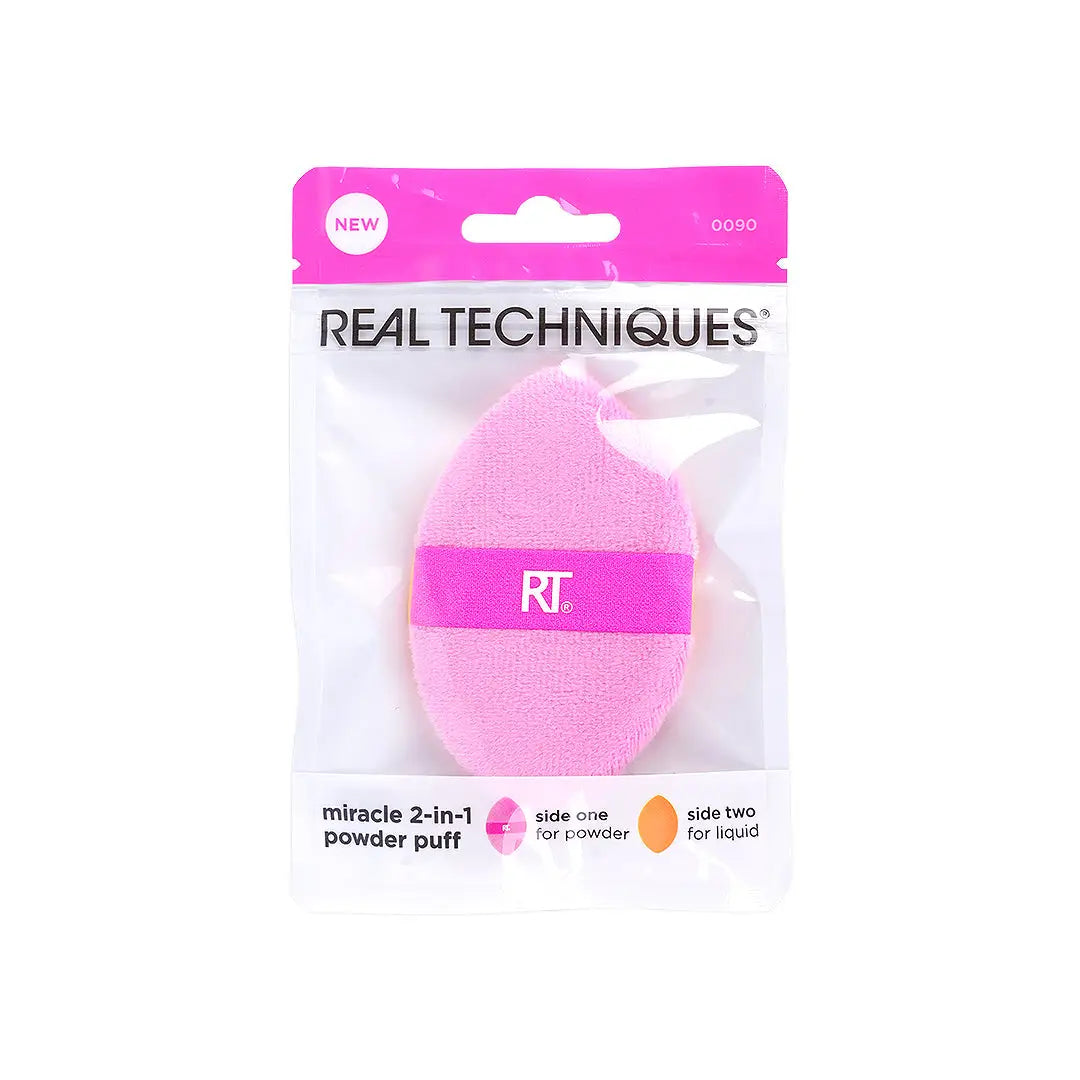 58149-Real Techniques Miracle 2-In-1 Powder Puff-0090 