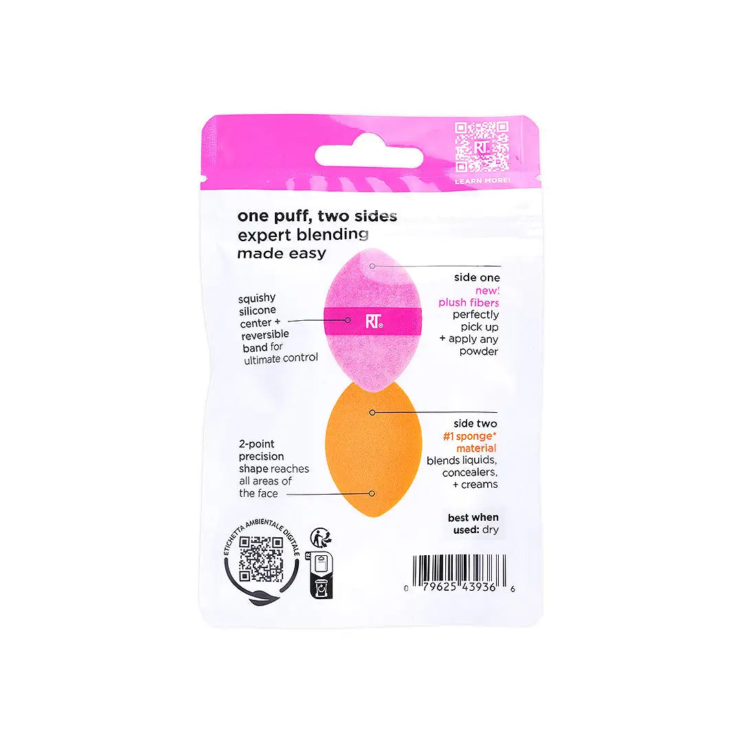 58149-Real Techniques Miracle 2-In-1 Powder Puff-0090 +1