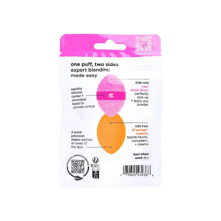 58149-Real Techniques Miracle 2-In-1 Powder Puff-0090 +1
