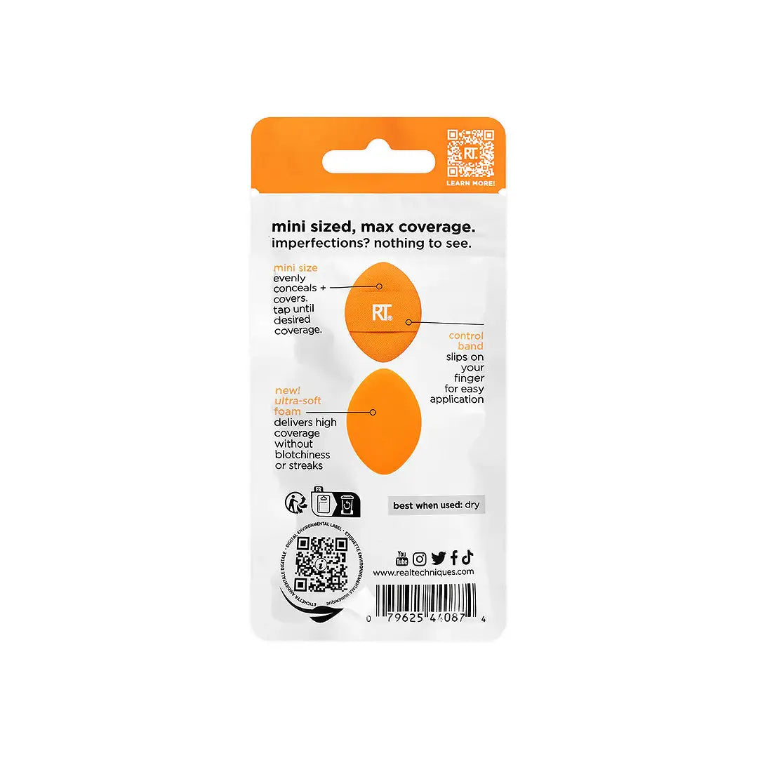58150-Real Techniques Mini Miracle Concealer Puff Trio 3-Pack-0132 +2