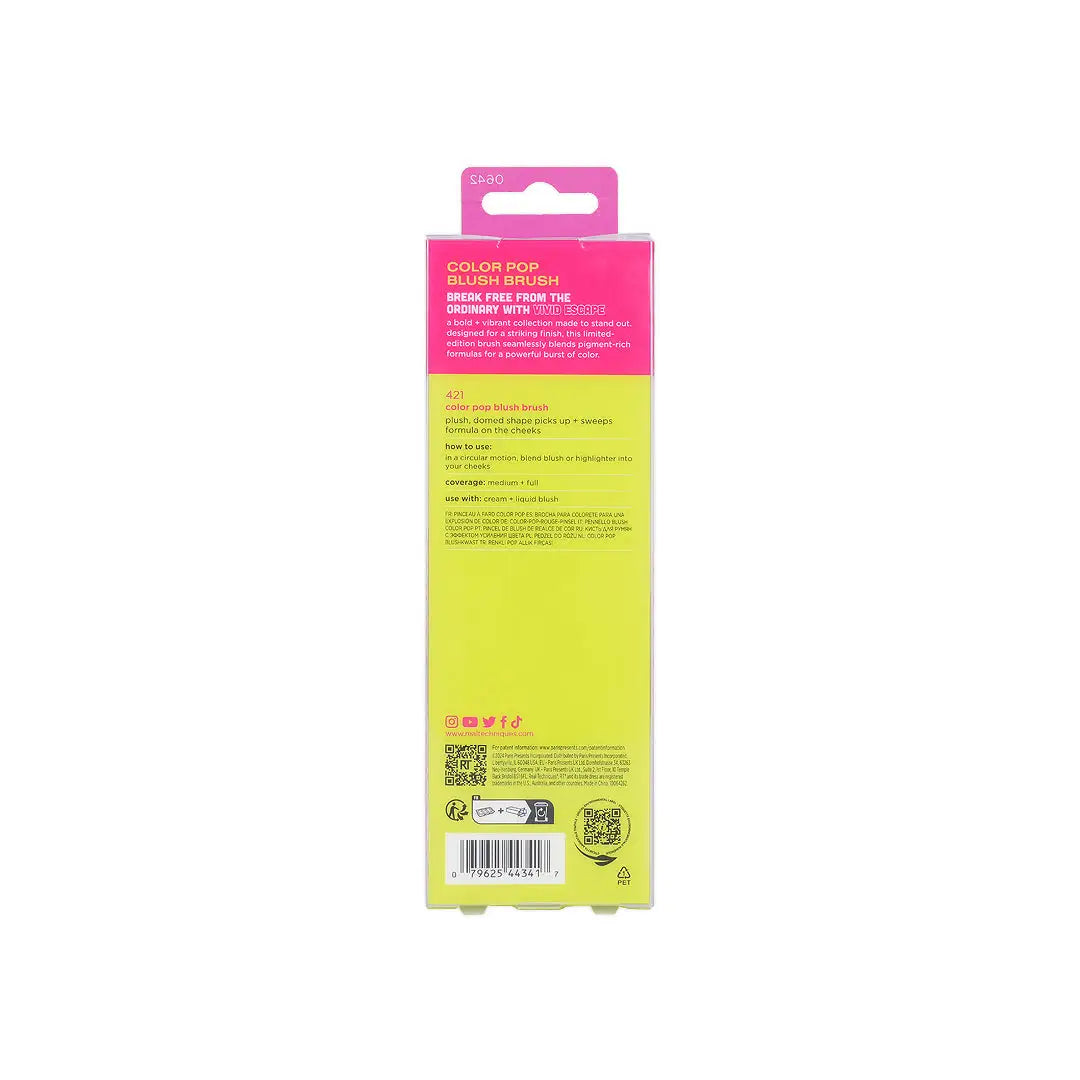 58151-Real Techniques Vivid Escape Color Pop Blush Brush-0642 +5