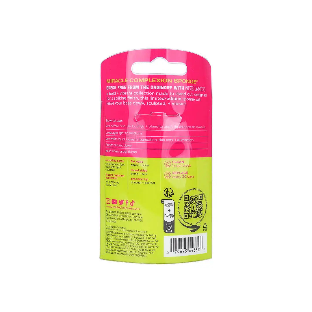 Real Techniques Vivid Escape Miracle Complexion Sponge-0675