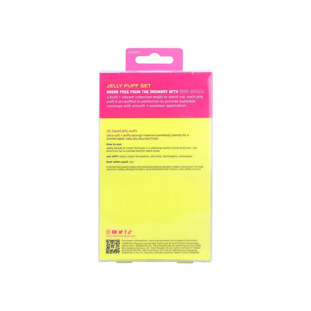 58157-Real Techniques Vivid Escape Jelly Puff Set-0660 +5