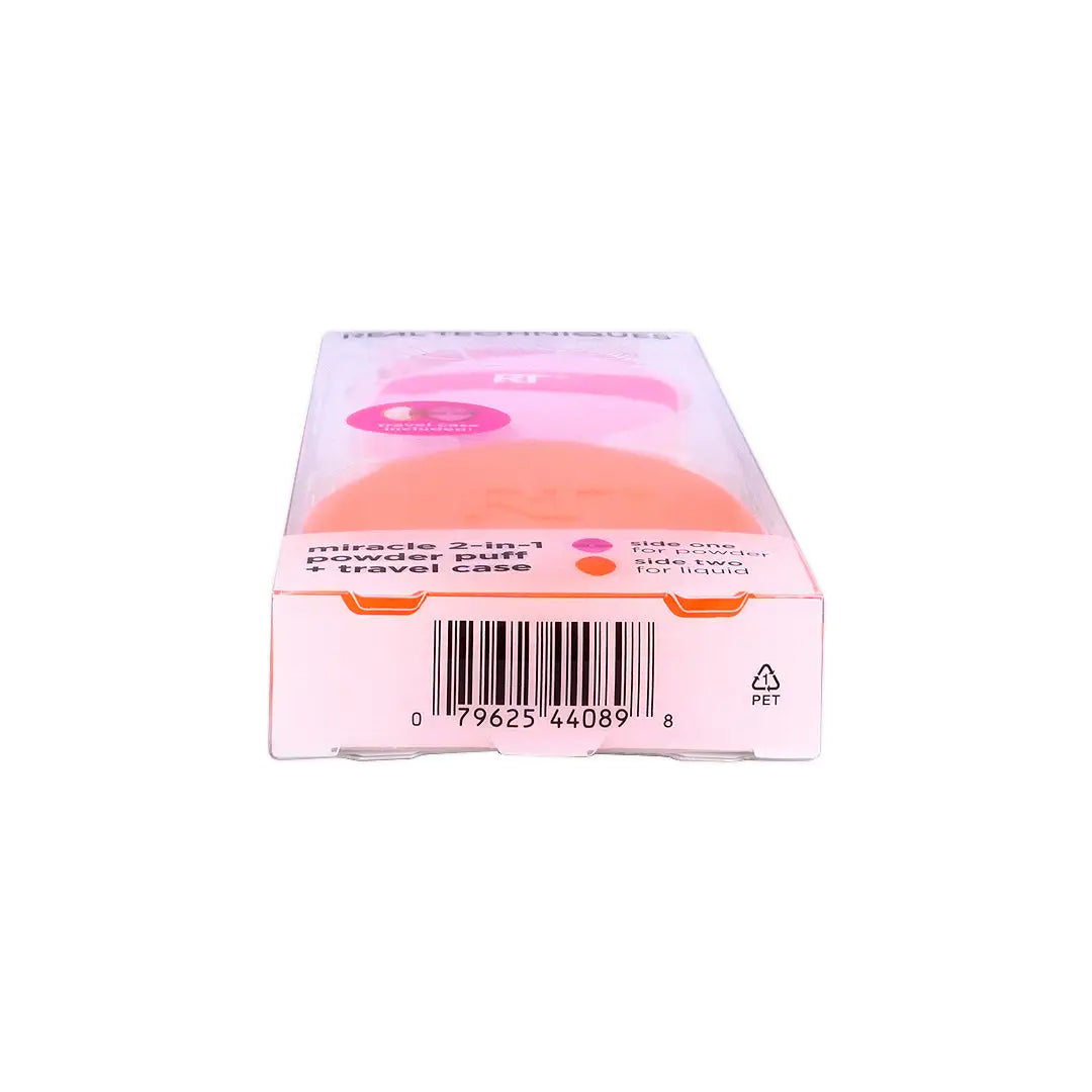 58160-Real Techniques Miracle 2-In-1 Powder Puff+Travel Case-0134 +6