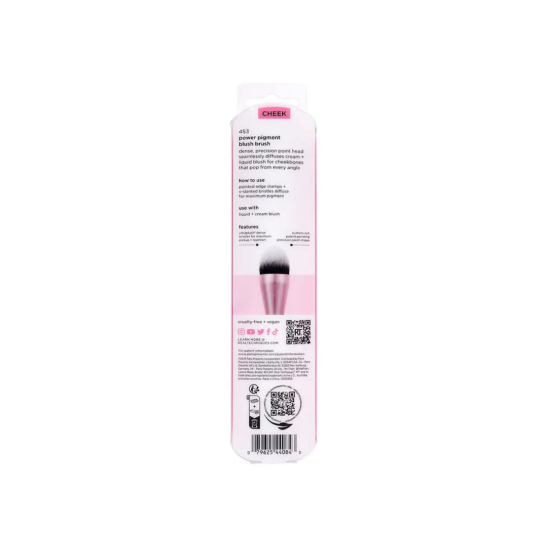 58161-Real Techniques Cheek Power Pigment Blush Brush-0129 +4