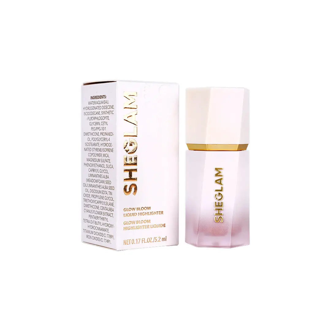 58167-Sheglam Glow Bloom Liquid Highlighter-Tea Cake +2
