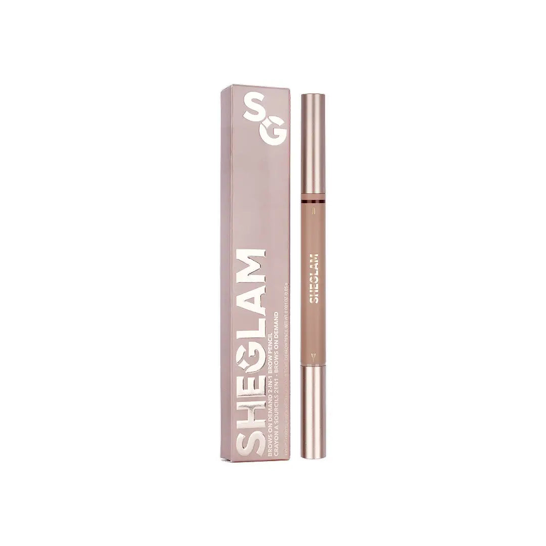 58169-Sheglam Brows On Demand 2-In-1 Brow Pencil Taupe  +2