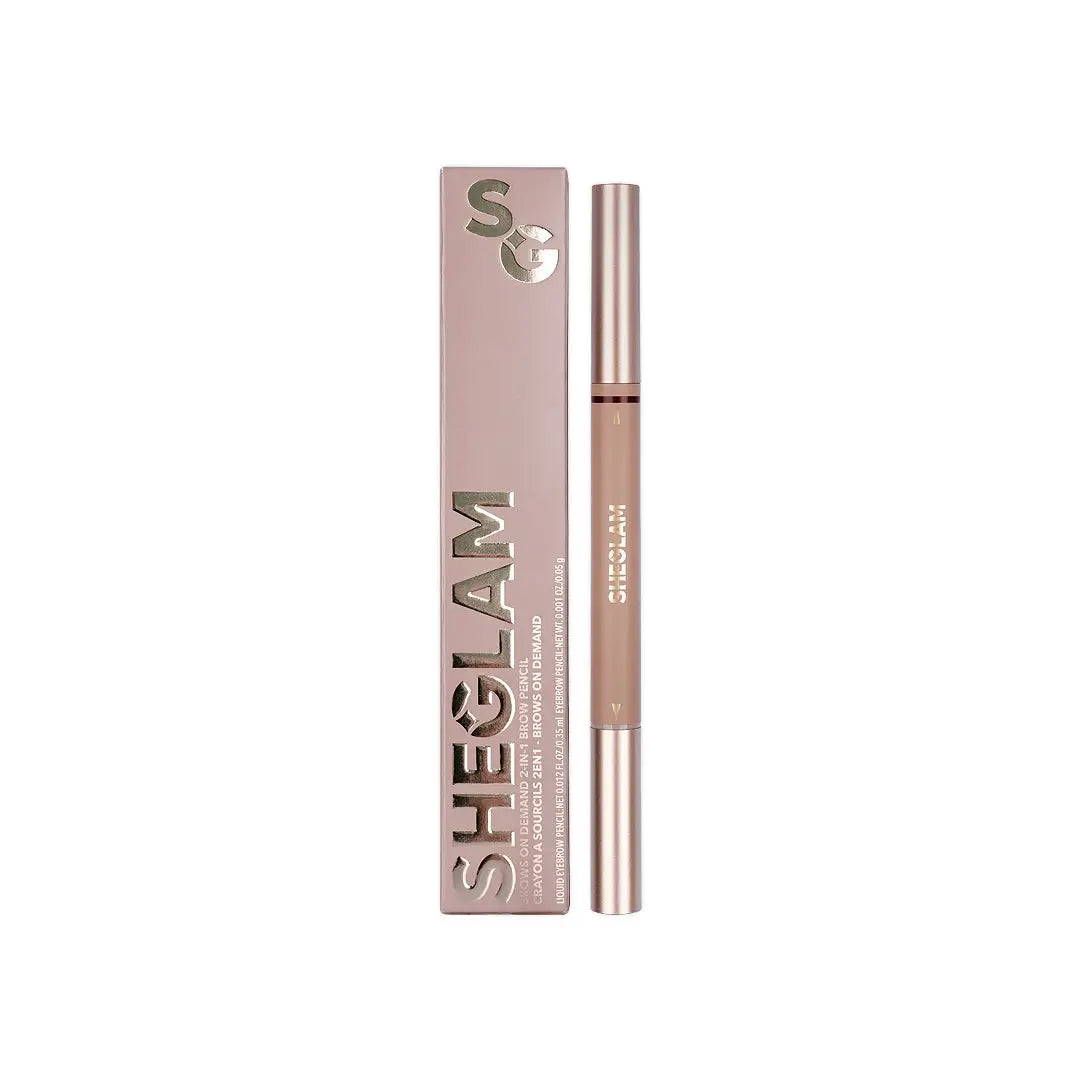 58169-Sheglam Brows On Demand 2-In-1 Brow Pencil Taupe 