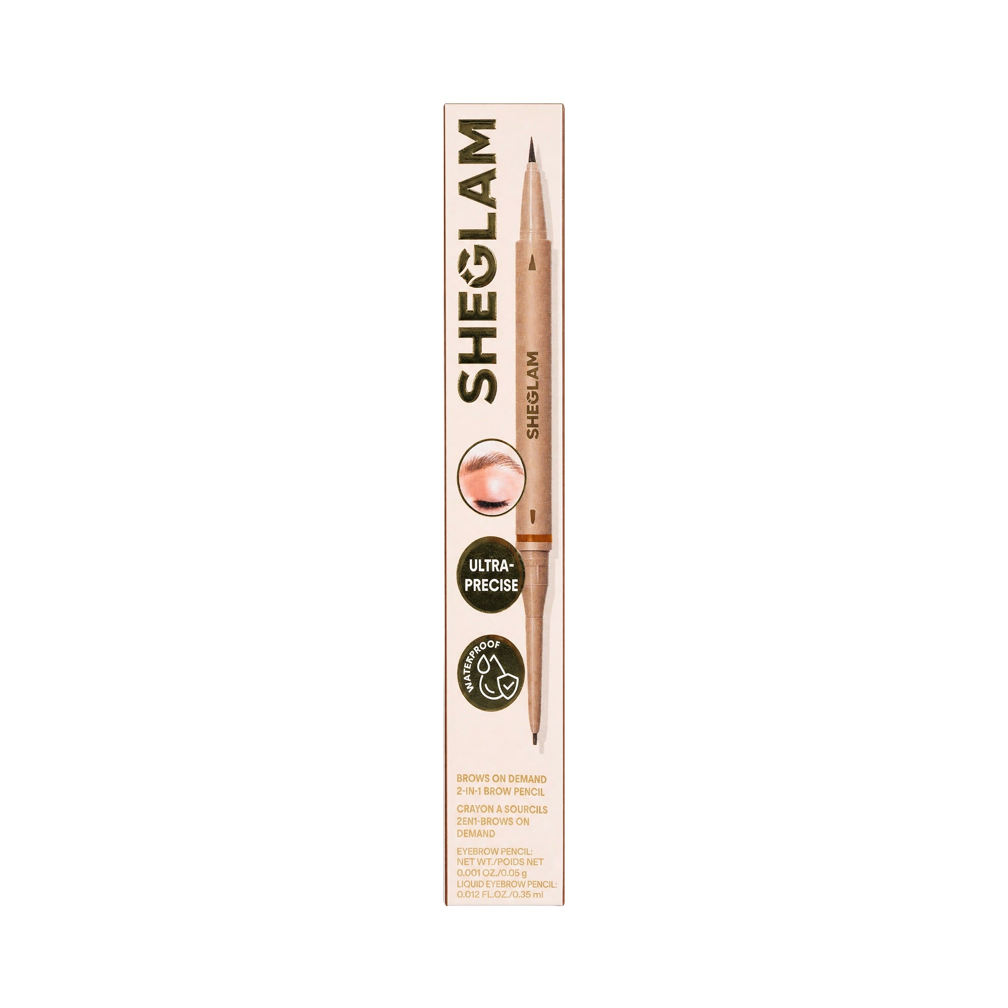 58169-Sheglam Brows On Demand 2-In-1 Brow Pencil Taupe  +4