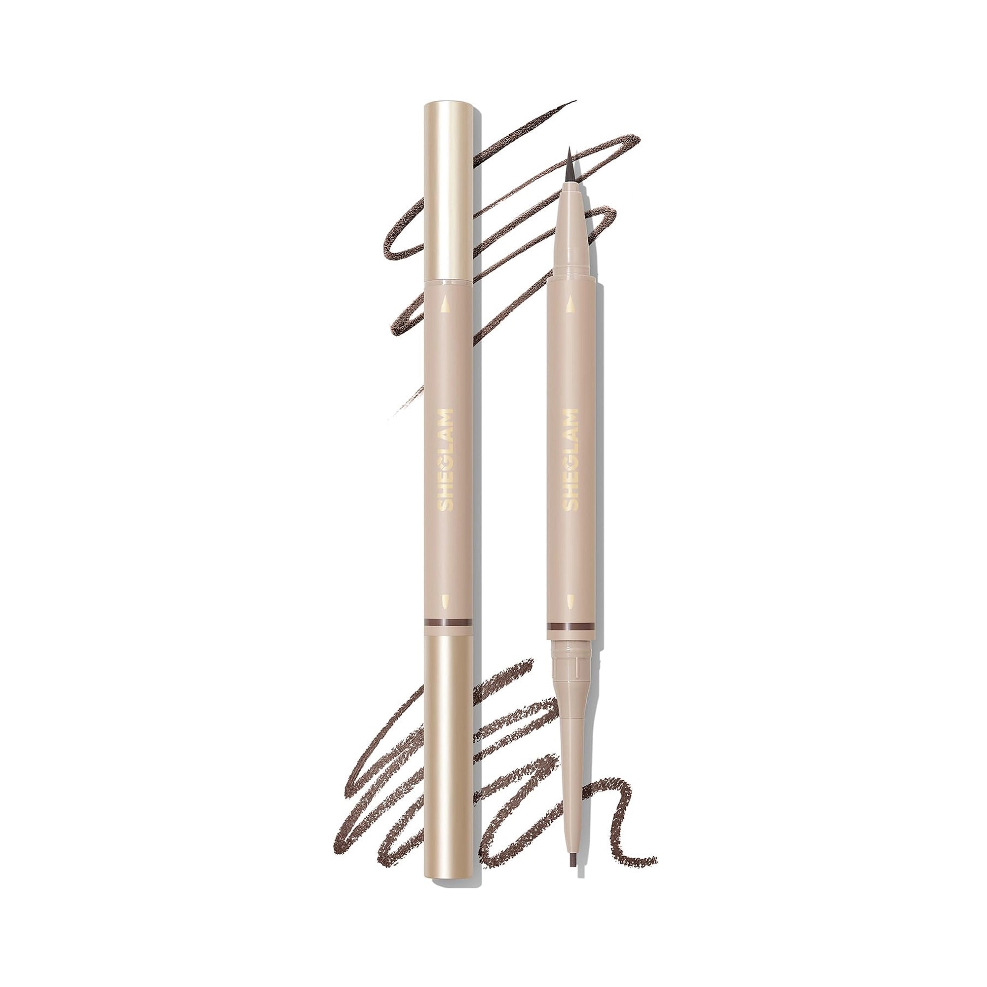 58169-Sheglam Brows On Demand 2-In-1 Brow Pencil Taupe  +9