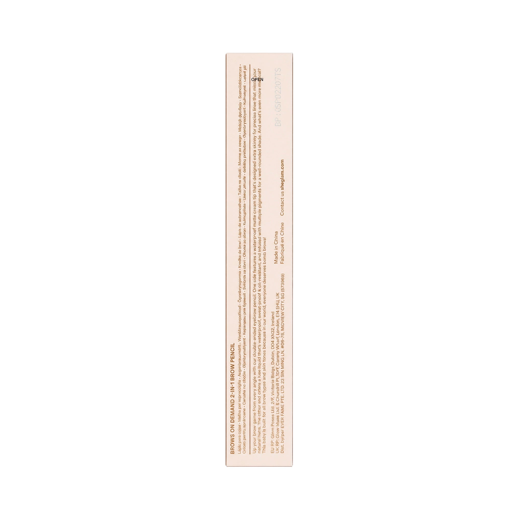 58169-Sheglam Brows On Demand 2-In-1 Brow Pencil Taupe  +5