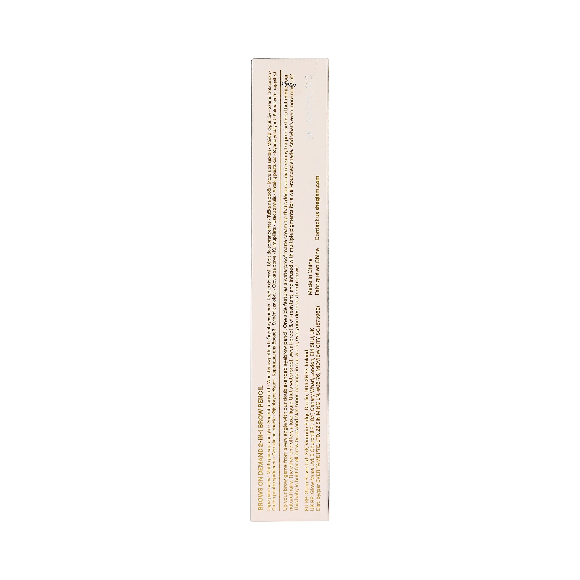 58170-Sheglam Brows On Demand 2-In-1 Brow Pencil Espresso  +7