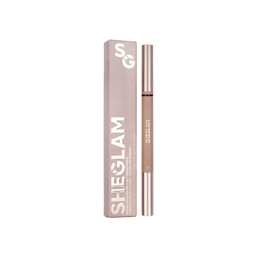 58171-Sheglam Brows On Demand 2-In-1 Brow Pencil Chocolate  +2