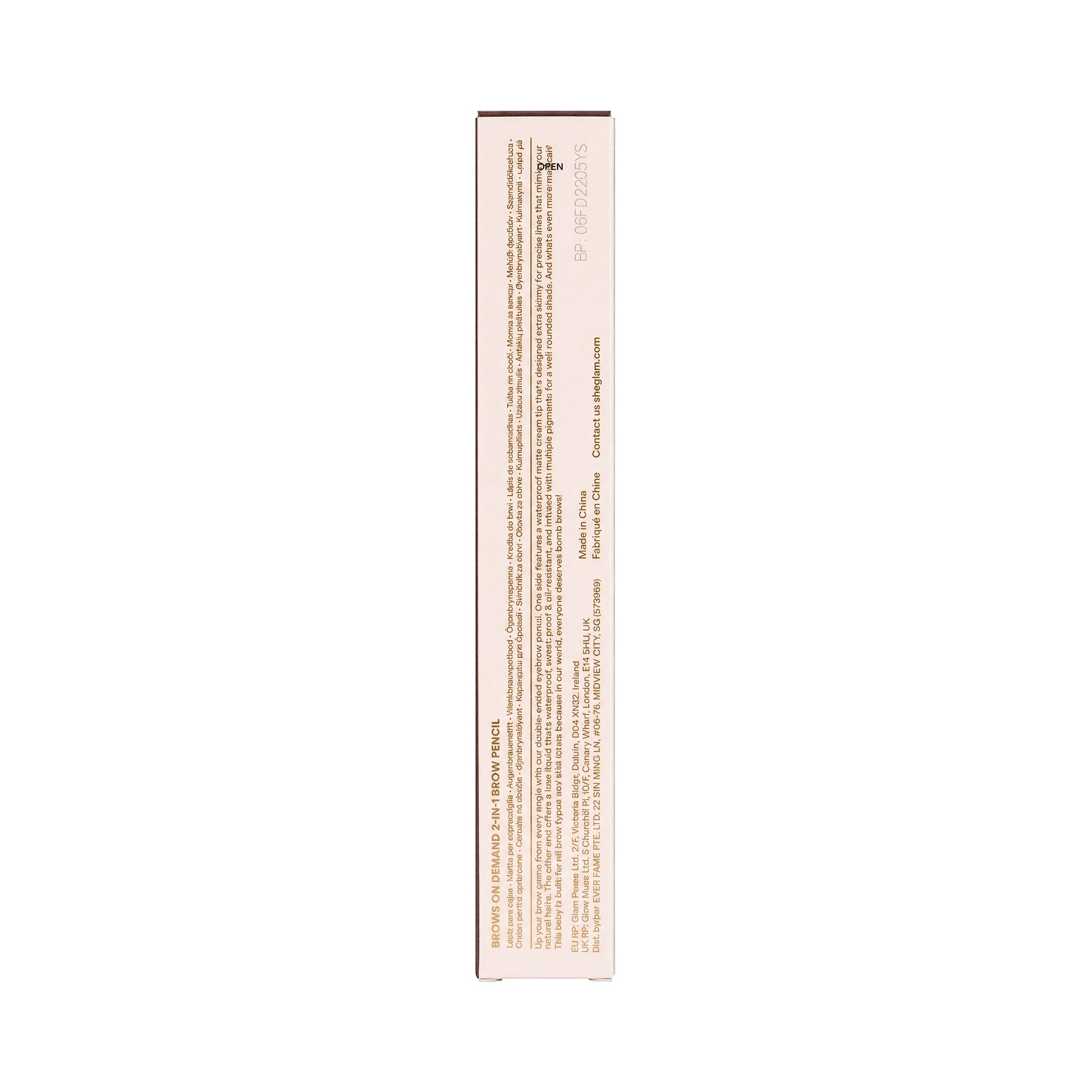 58171-Sheglam Brows On Demand 2-In-1 Brow Pencil Chocolate  +6