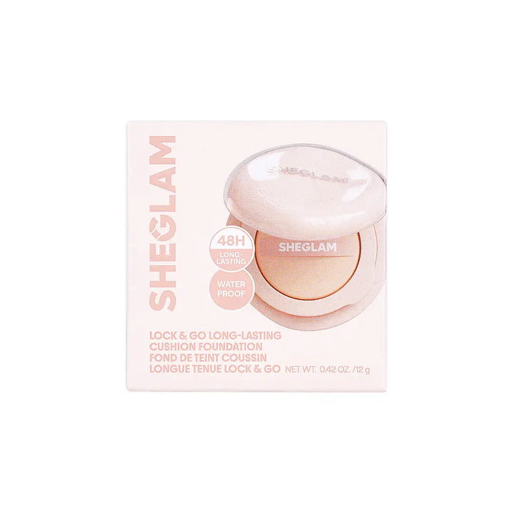 58173-Sheglam Lock &amp; Go Long-Lasting Cushion Foundation Sand