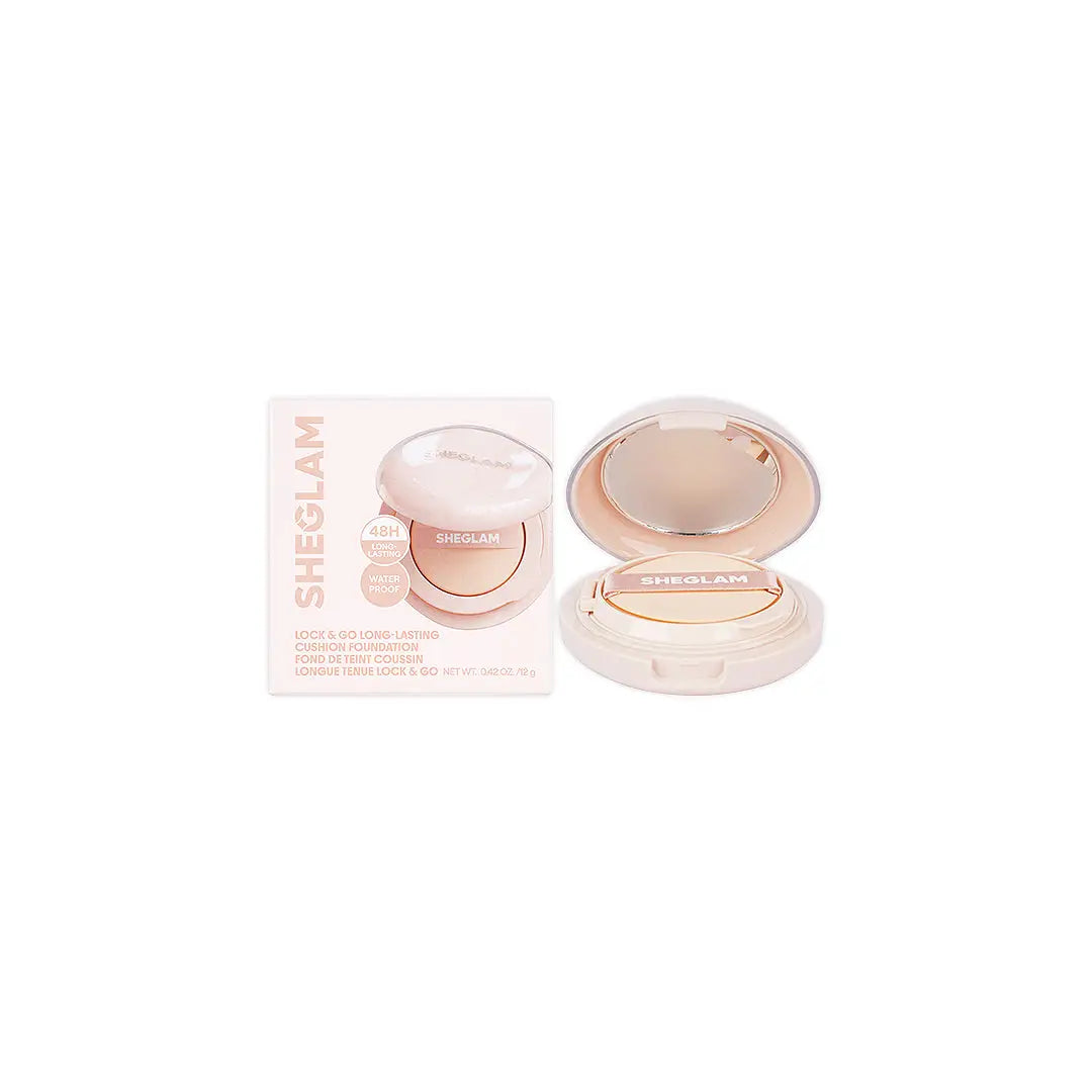 58176-Sheglam Lock&Go Long-Lasting Cushion Foundation Warm Vanilla 