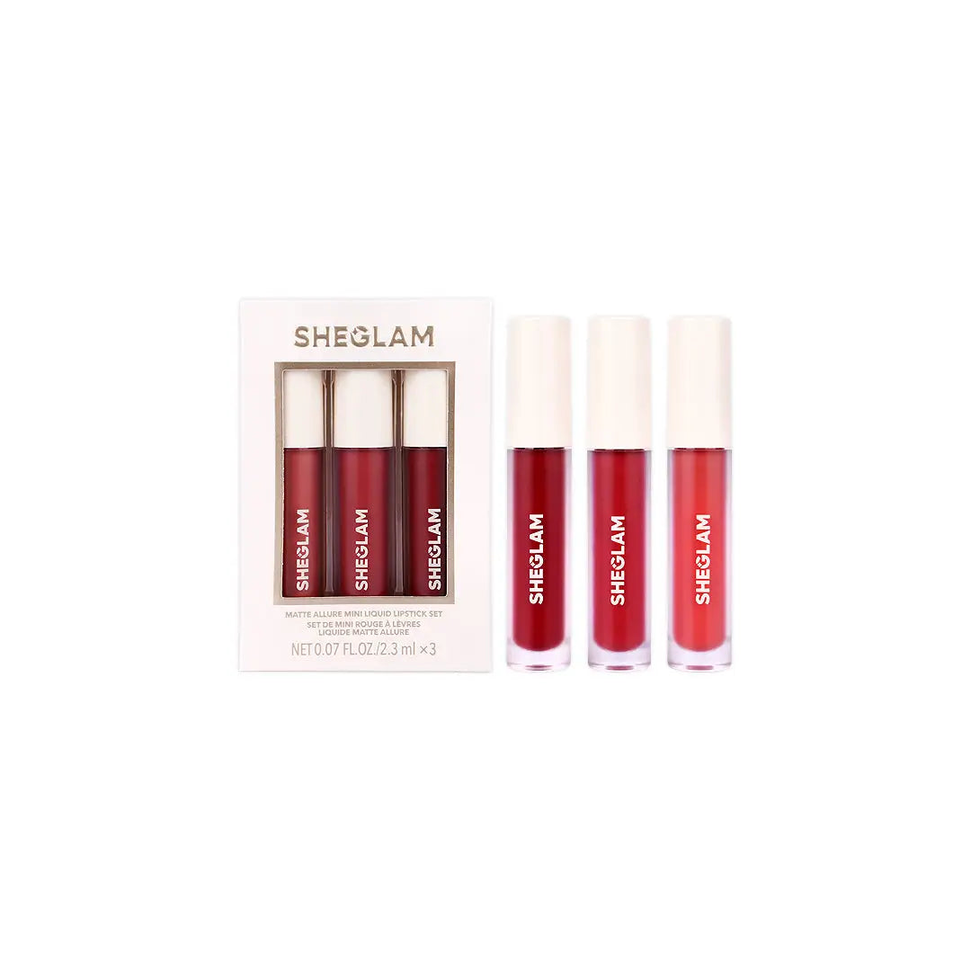 58180-Sheglam Matte Allure Mini Liquid Lipstick Set Private Tour