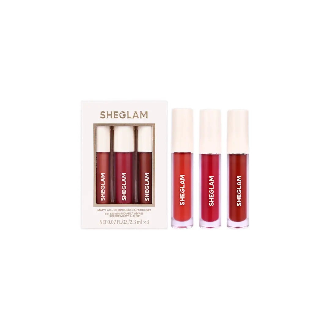 58181-Sheglam Matte Allure Mini Liquid Lipstick Set Sweet Thing
