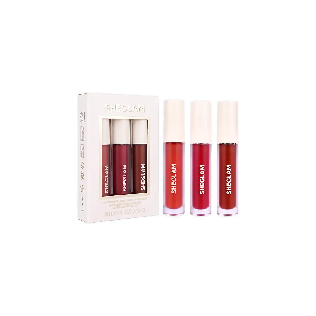 58181-Sheglam Matte Allure Mini Liquid Lipstick Set Sweet Thing +1
