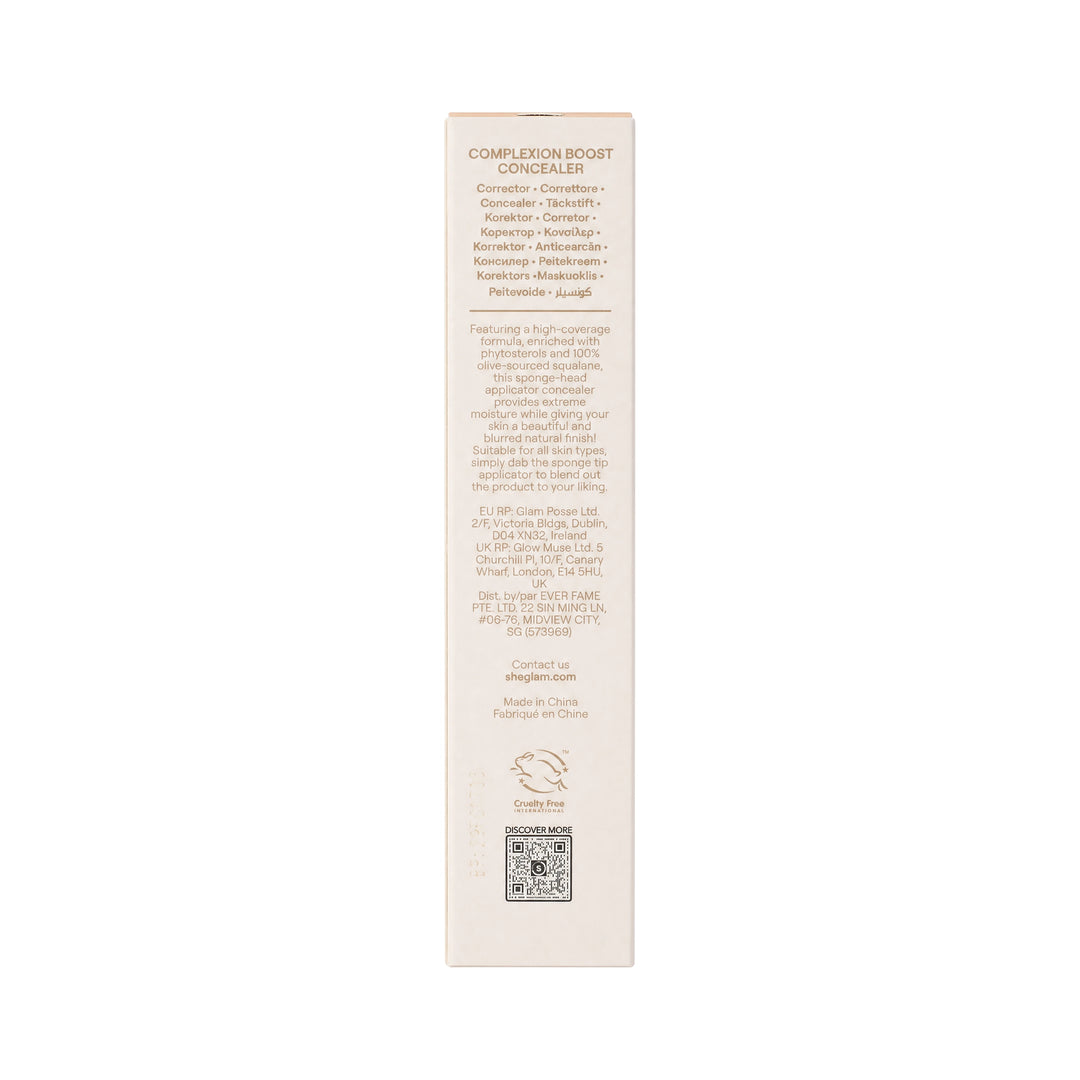 -Sheglam Complexion Boost Concealer Buttercream +6