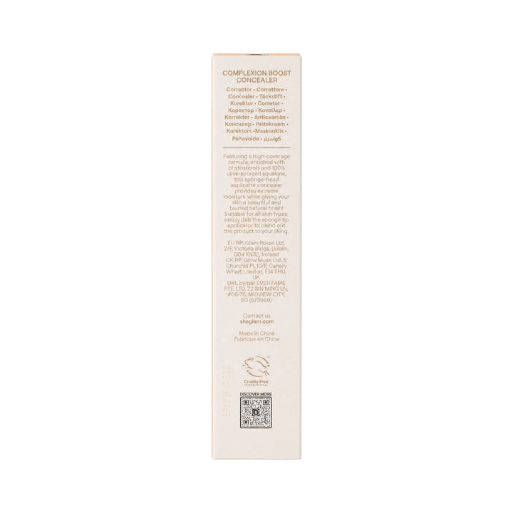 -Sheglam Complexion Boost Concealer Buttercream +6