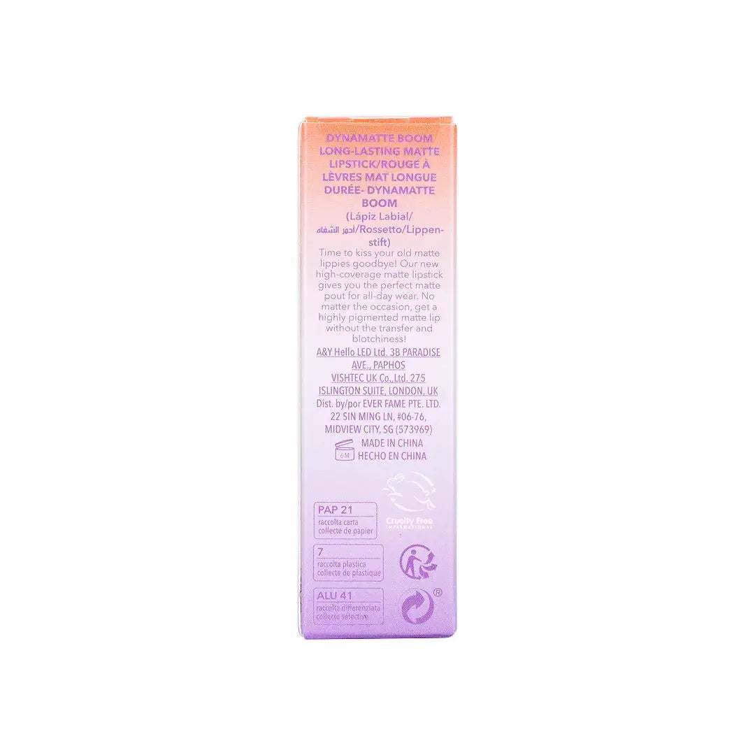 58193-Sheglam Dynamatte Boom Matte Lipstick Period T +8
