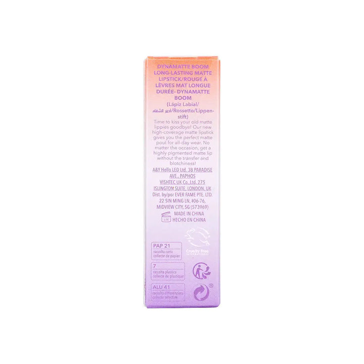 58193-Sheglam Dynamatte Boom Matte Lipstick Period T +8