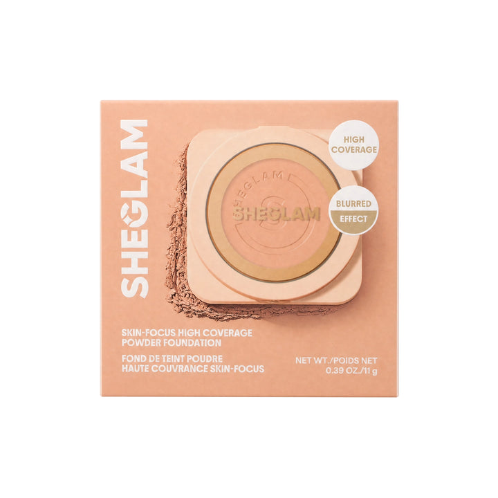 -Sheglam Skin-Focus High Coverage Powder Foundation Nude +3