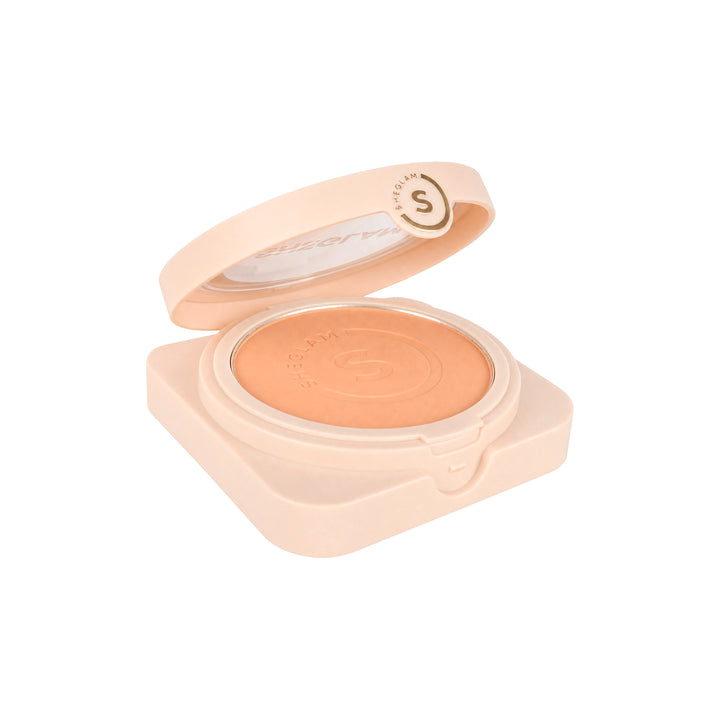 -Sheglam Skin-Focus High Coverage Powder Foundation Nude +1