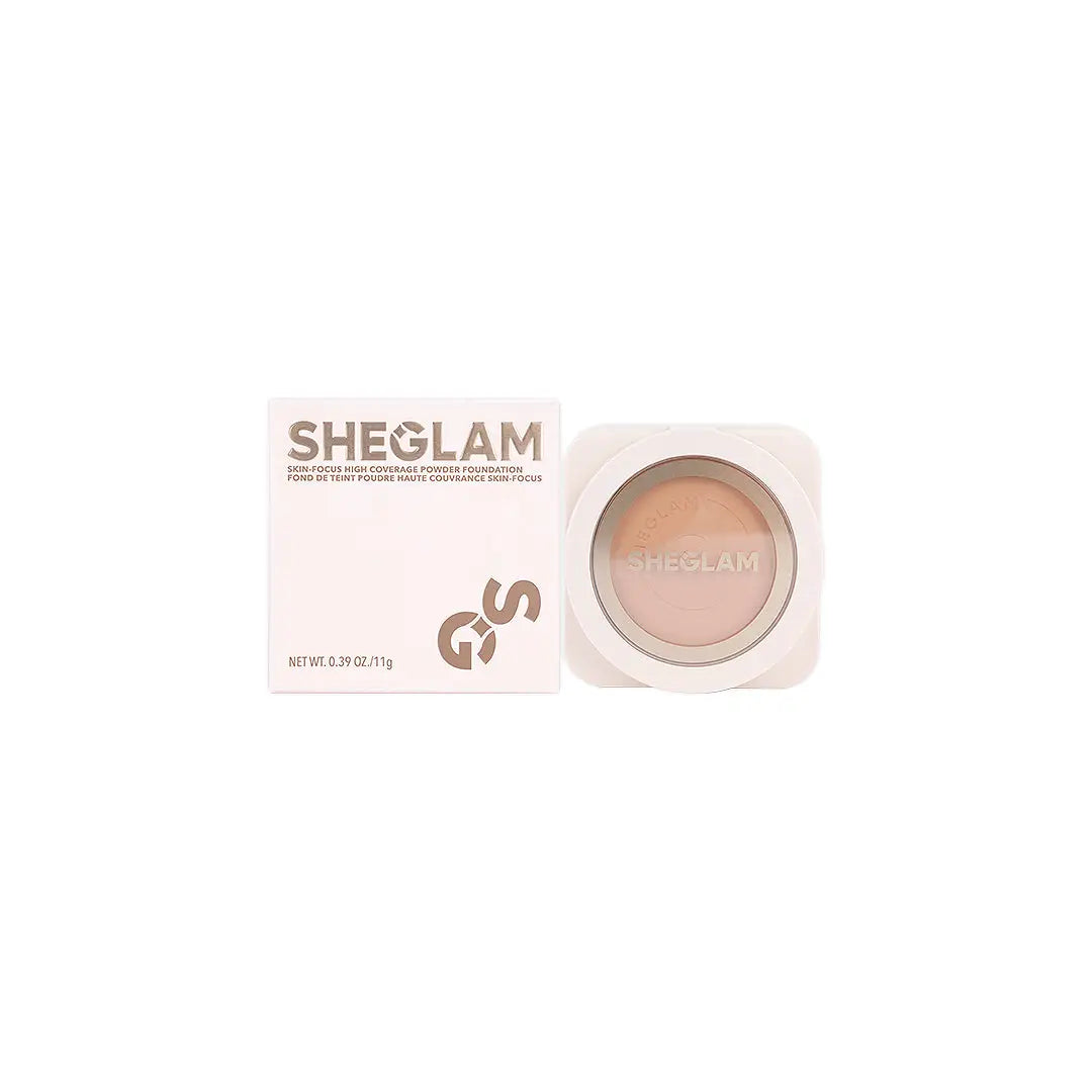58198-Sheglam Skin-Focus High Coverage Powder Foundation Sand +6