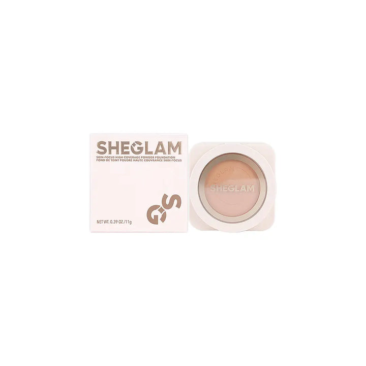 58198-Sheglam Skin-Focus High Coverage Powder Foundation Sand +6