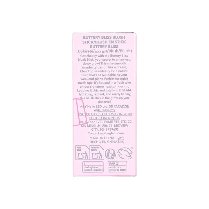 58205-Sheglam Buttery Bliss Blush Stick Guava Juice +6