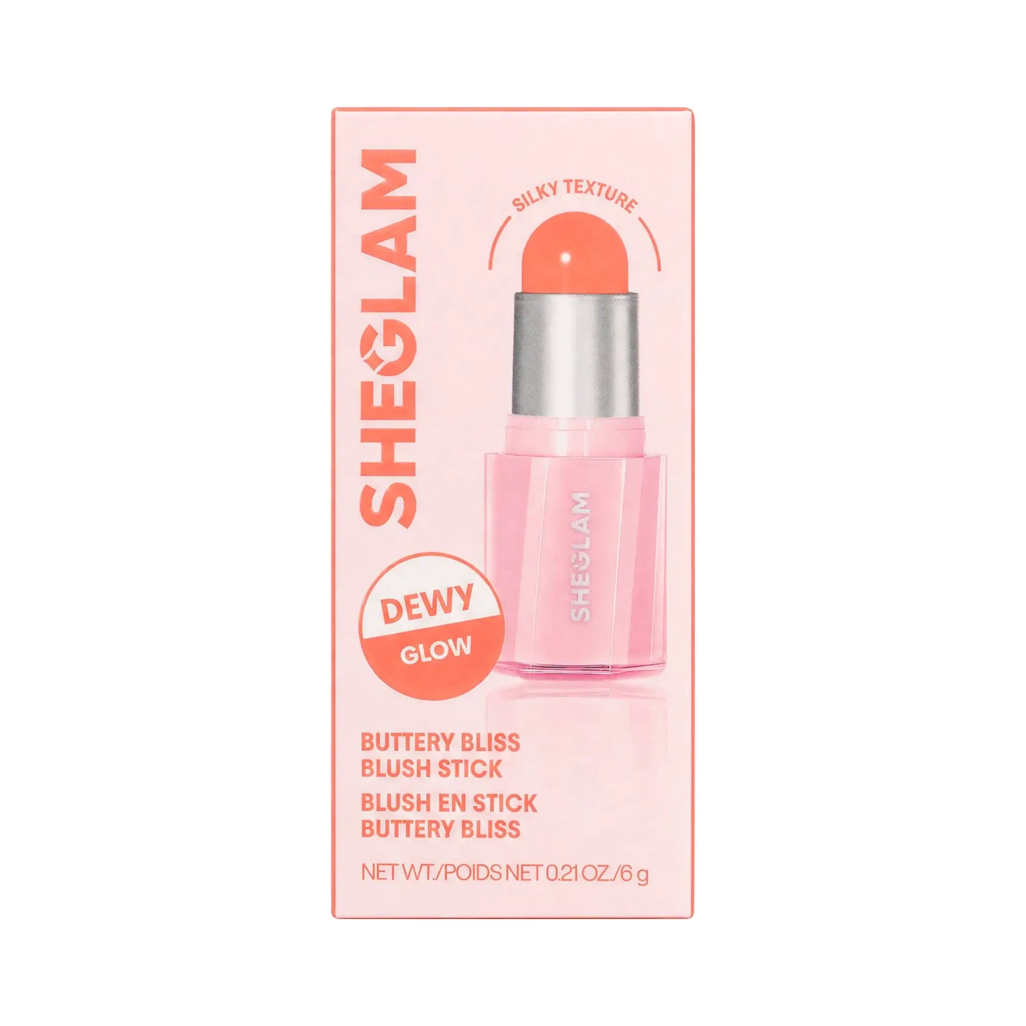 58206-Sheglam Buttery Bliss Blush Stick Hush Hush +4