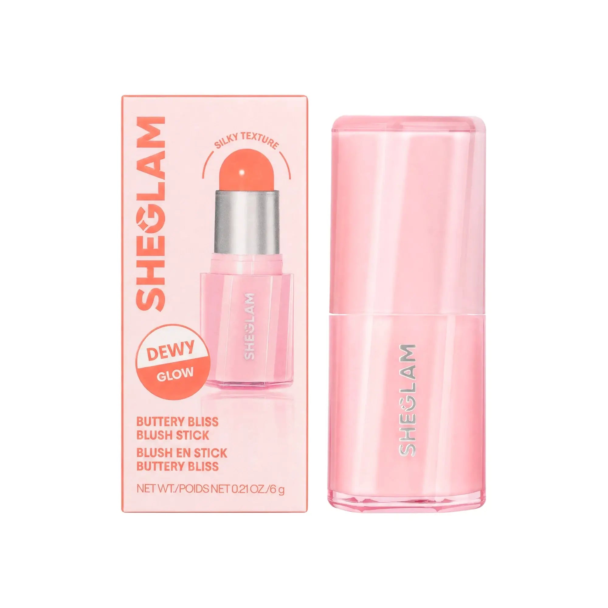 58206-Sheglam Buttery Bliss Blush Stick Hush Hush +2