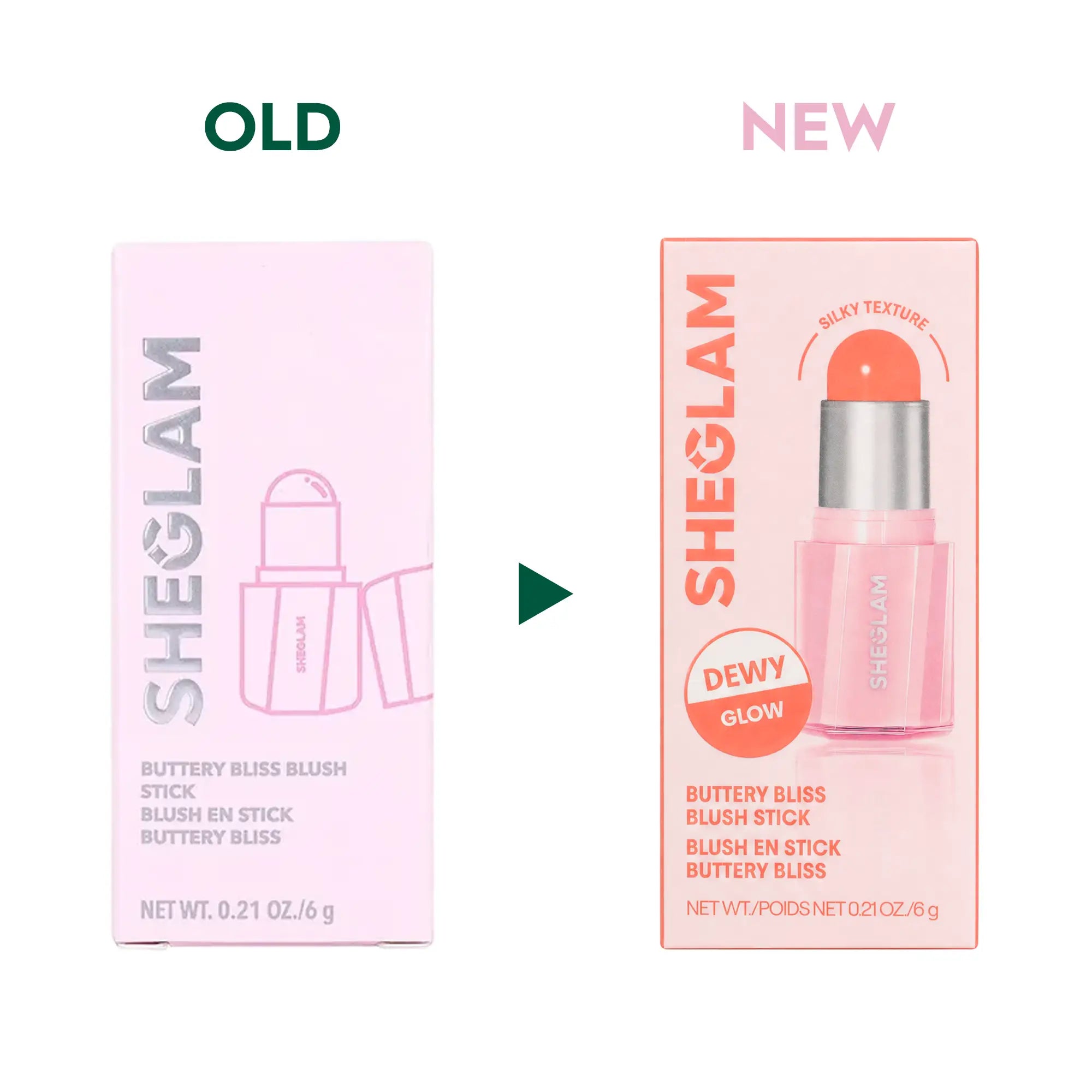 58206-Sheglam Buttery Bliss Blush Stick Hush Hush +1