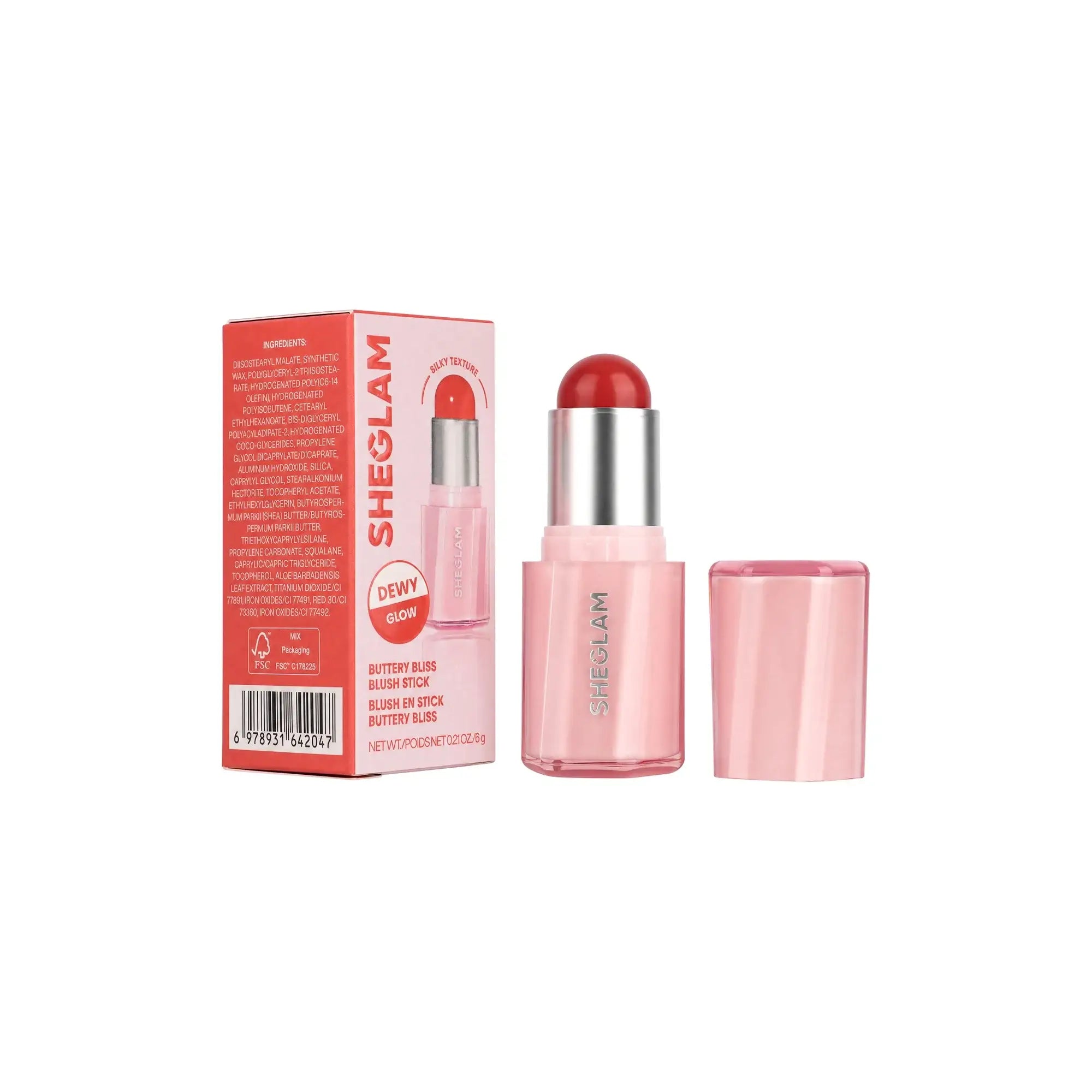 58208-Sheglam Buttery Bliss Blush Stick Painted Peony +3